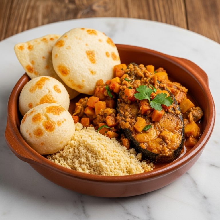 Brazilian Gluten-Free Feast: Pão de Queijo & Moqueca de Peixe with Farofa